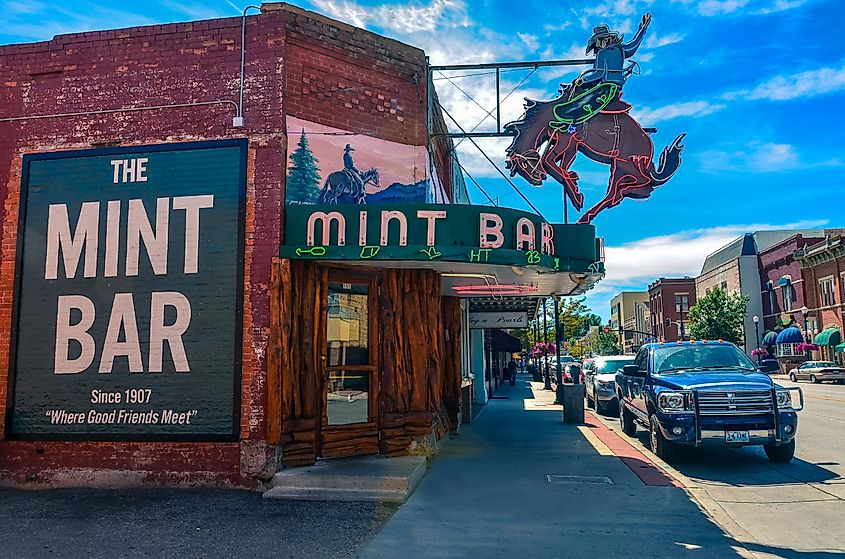 Wyoming's legendary meeting place, the Mint Bar is Sheridan's oldest bar.
