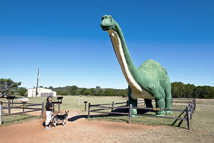 Dinosaur Valley State Park in Glen Rose, Texas.