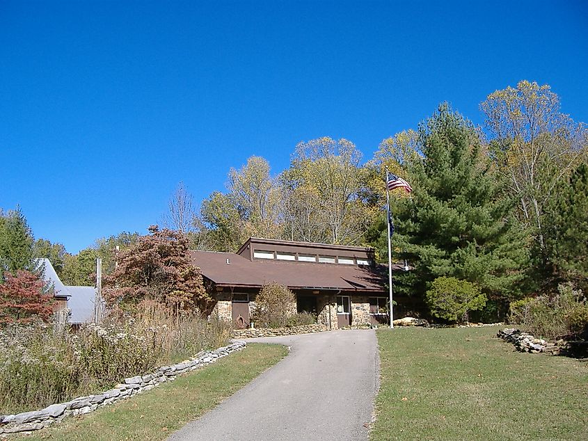 O'Bannon Woods State Park Nature Center.
