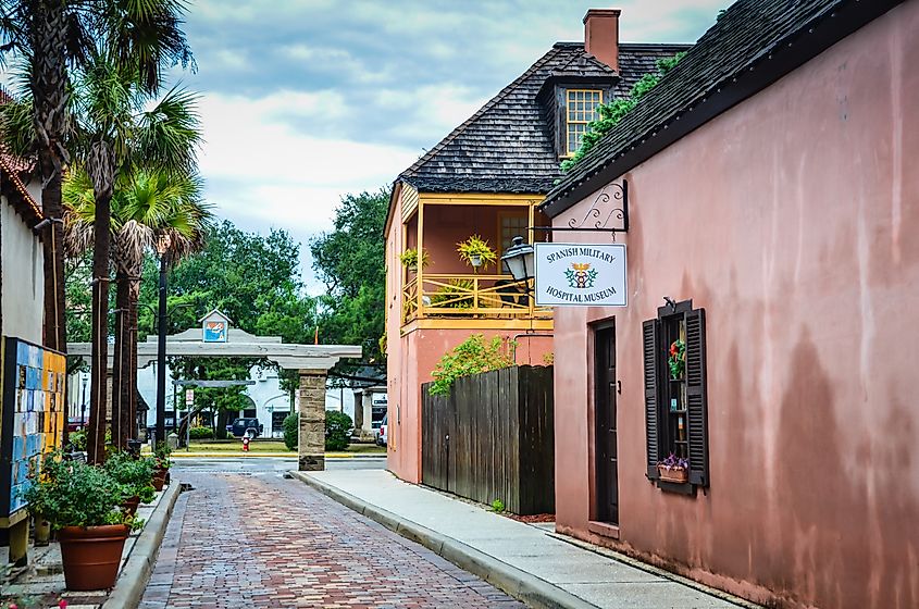 The Spanish Military Hospital Museum in St. Augustine, Florida.