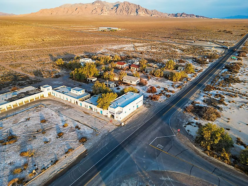 The old Amargosa Opera House at Death Valley Junction, California. Editorial credit: Gerald Peplow / Shutterstock.com