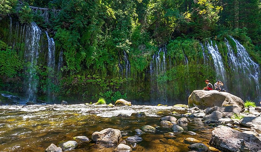 Waterfall in Dunsmuir, California