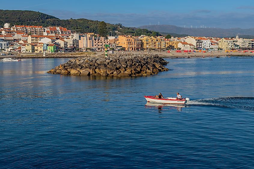 The waterfront of Caminha, Portugal.