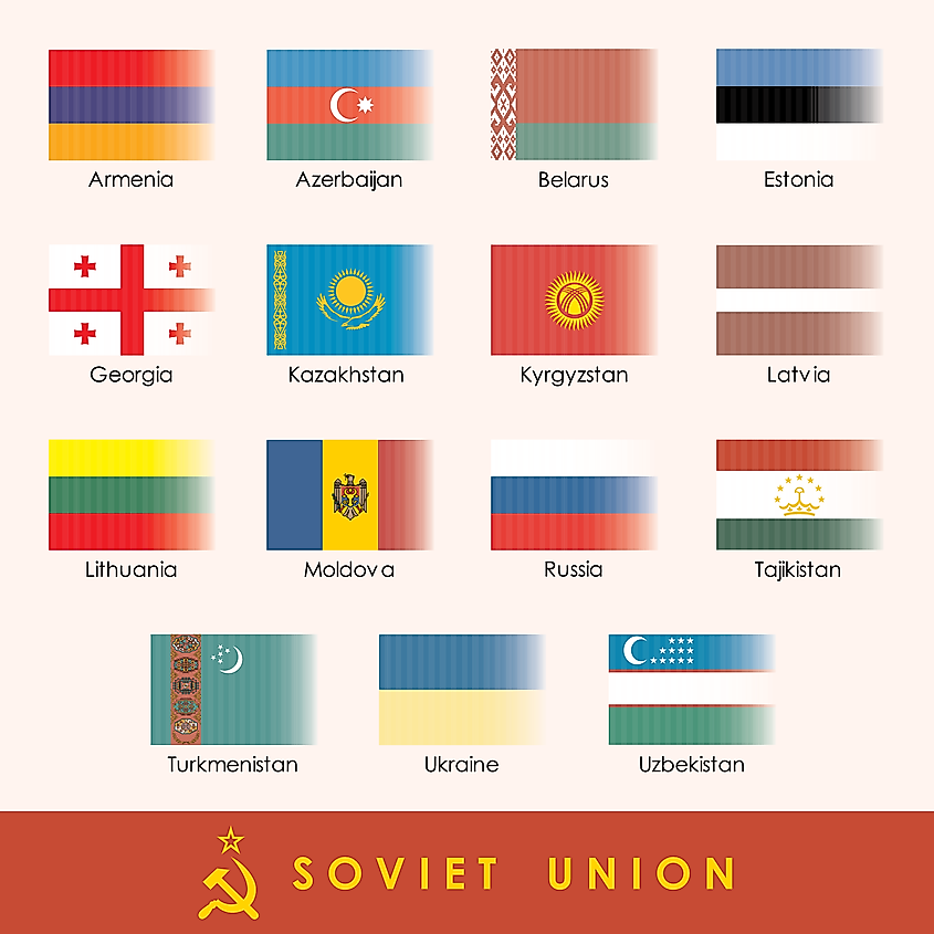 flag of post-soviet countries