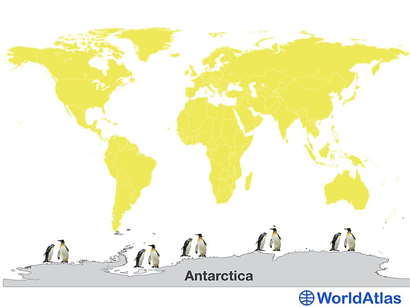 Emperor penguin range map