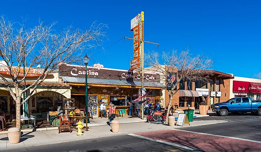 City center in Boulder City, Nevada.