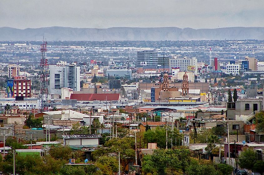 Panoramic view of Ciudad Juárez, Mexico