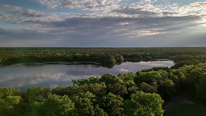 Parvin State Park near Seabrook, New Jersey.