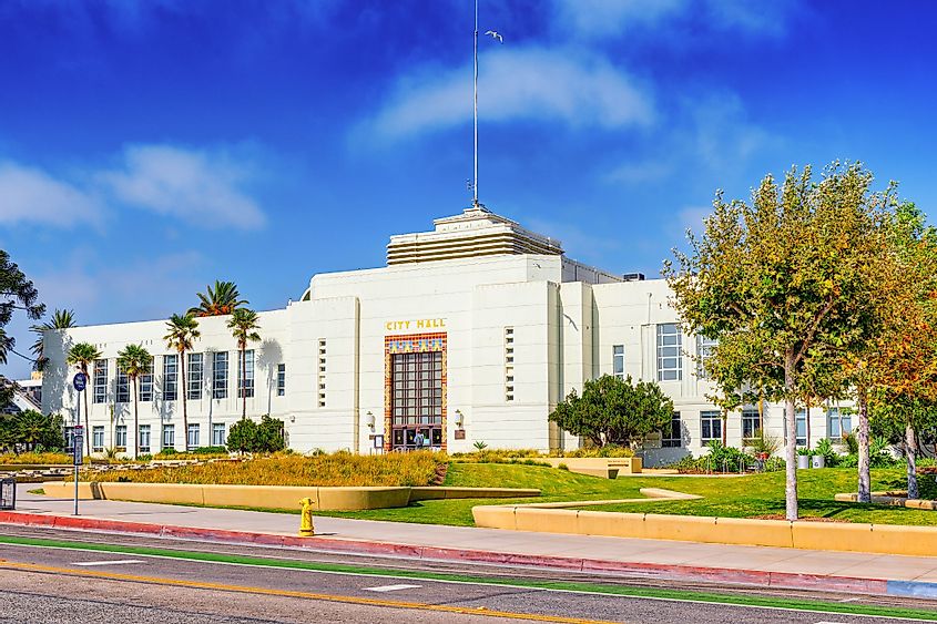 City Hall In Santa Monica, California