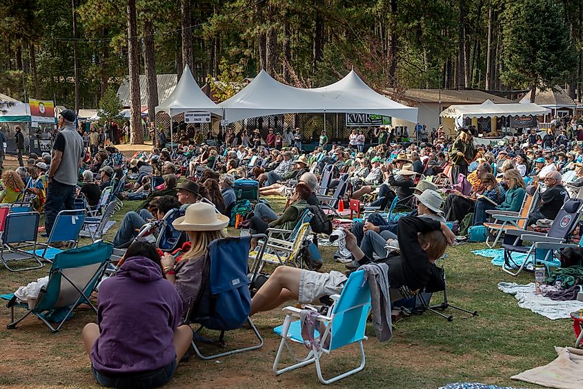 Grass Valley, California: KVMR Celtic festival, Nevada County Fairgrounds.