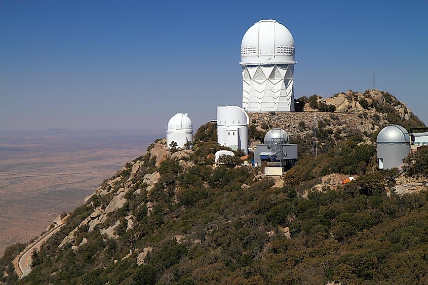 Kitt Peak National Observatory southwest of Tucson, Arizona
