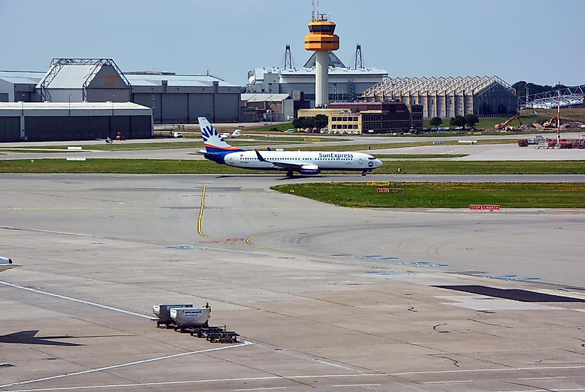 Hamburg Airport in Germany, another contender among the world's oldest operating airports.