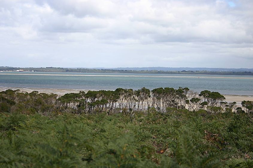 Western Port, Victoria looking west from French Island