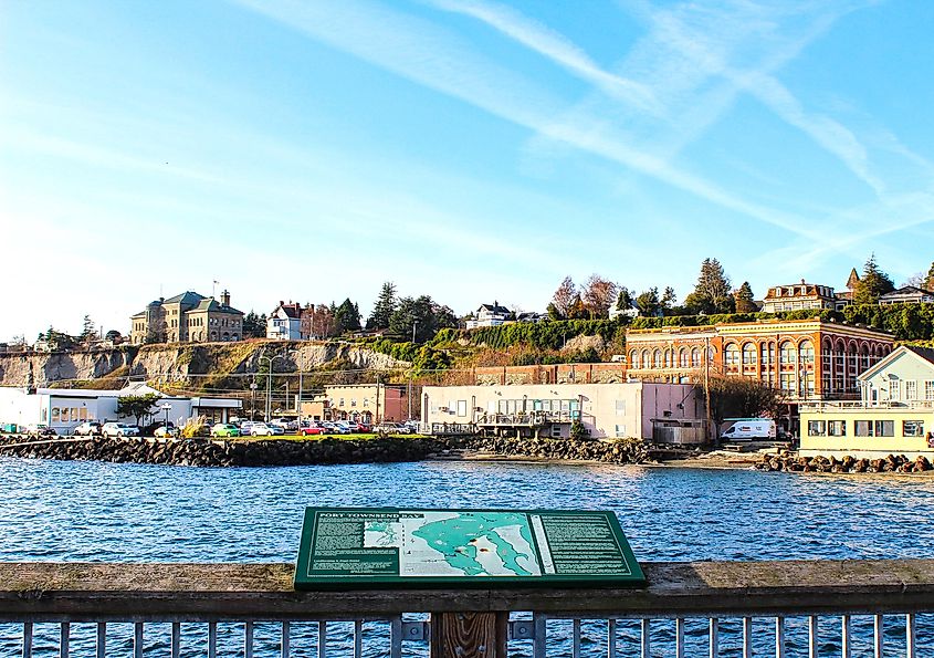 The historical town of Port Townsend, Washington