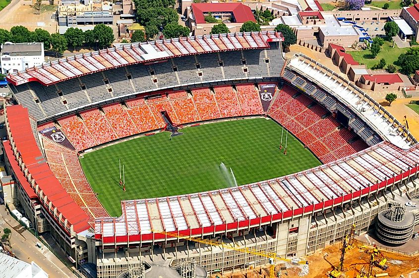 Ellis Park Stadium in Johannesburg, South Africa