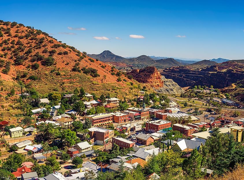 The gorgeous town of Bisbee, Arizona.