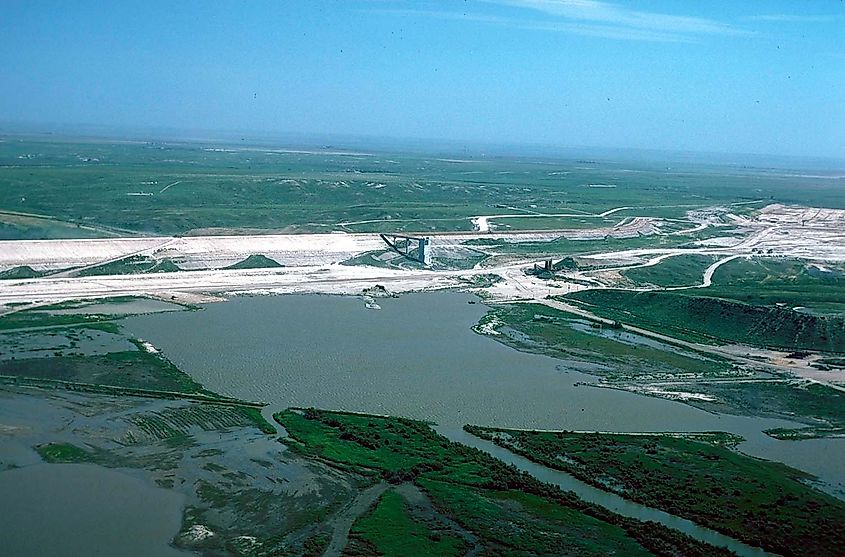 Optima Lake, Oklahoma. Editorial credit: By U.S. Army Corps of Engineers, Public Domain, https://commons.wikimedia.org/w/index.php?curid=2066846