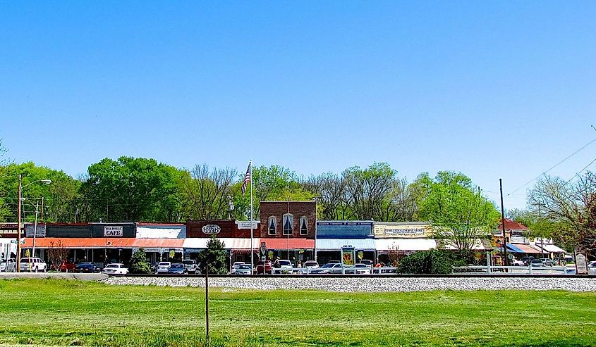 Historic district in Bell Buckle, Tennessee