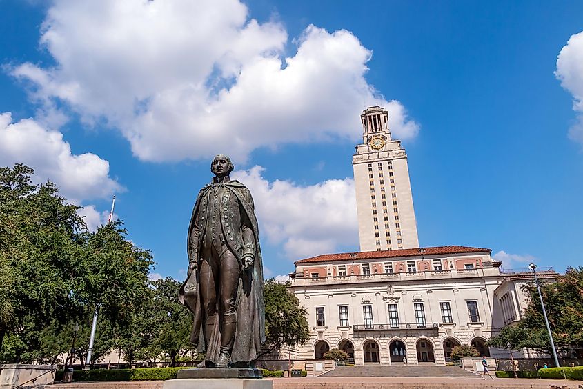 University of Texas campus at Austin.