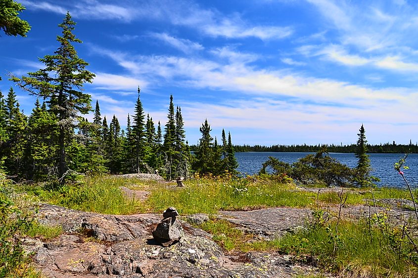 Isle Royale hiking path