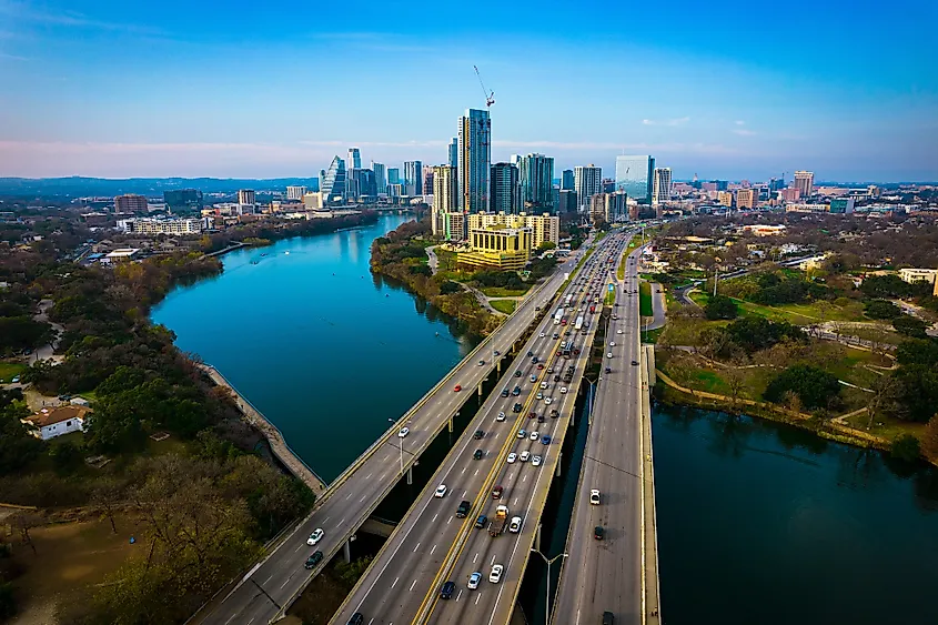 Colorado River in Austin