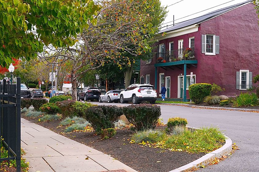 Sackets Harbor, New York: View of the town