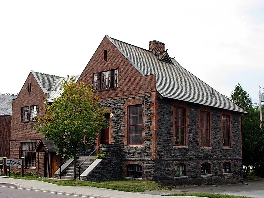 Saranac Laboratory, Saranac Lake, New York. Built by Dr. E.L. Trudeau, it was the first laboratory in the U.S. for the study of tuberculosis.