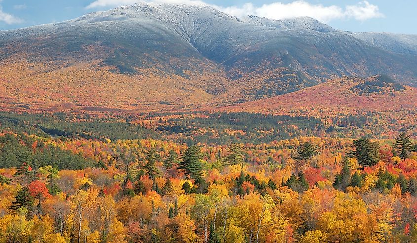 Scenic view from Sugar Hill, New Hampshire