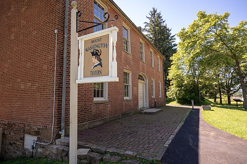 Mount Washington Tavern in Fort Necessity National Park, Pennsylvania