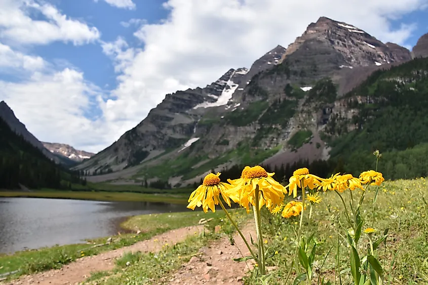 Maroon Peak in Aspen Colorado