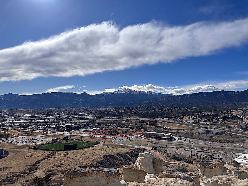 Colorado Springs, Colorado. Editorial credit: Anthromesimages - Own work, CC BY-SA 4.0, https://commons.wikimedia.org/w/index.php?curid=130338769