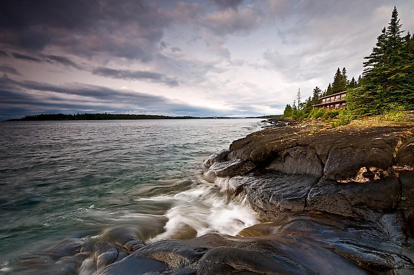 Rock Harbor on Isle Royale, Michigan