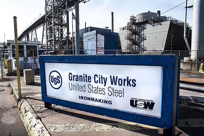 Steel Ironmaking facility, Granite City Works, Illinois, United States