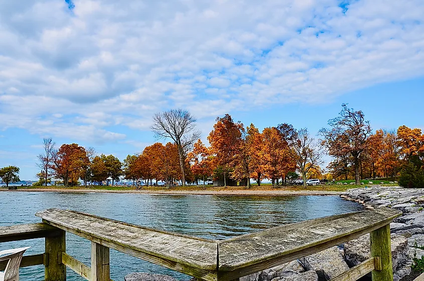 Long Point State Park near Aurora, New York.