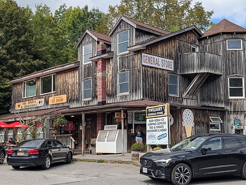 Twilight General Store in Haines Falls, New York.