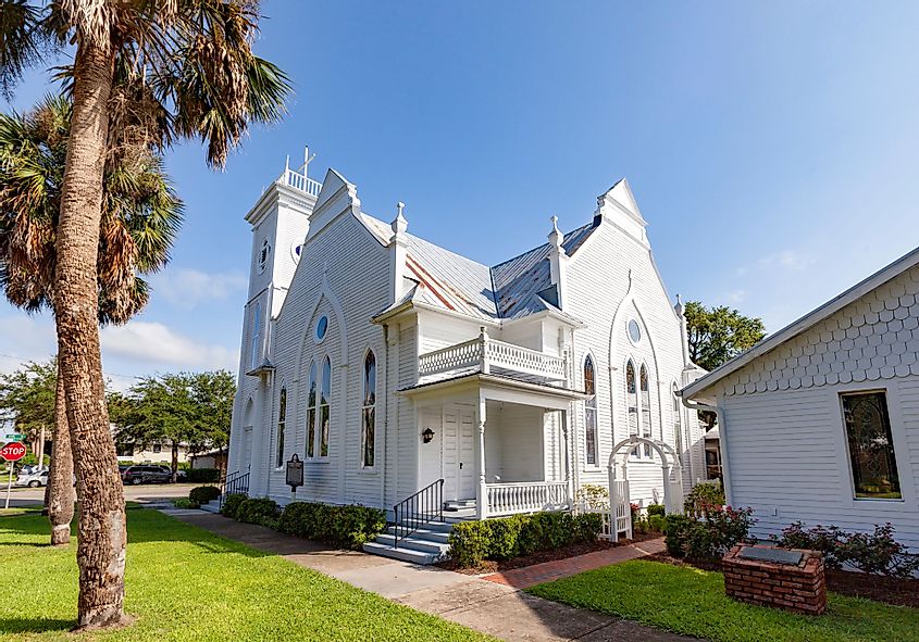 The Trinity Episcopal Church in Apalachicola, Florida
