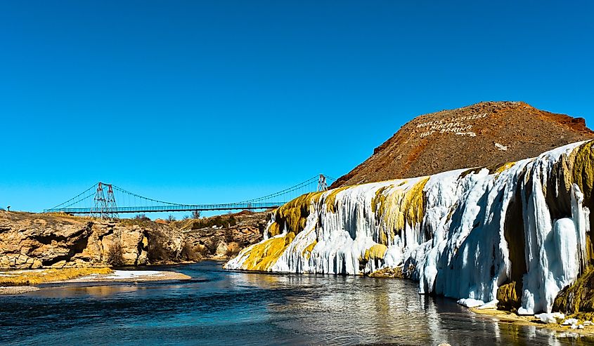 Hot Springs State Park, Thermopolis, Wyoming, USA.