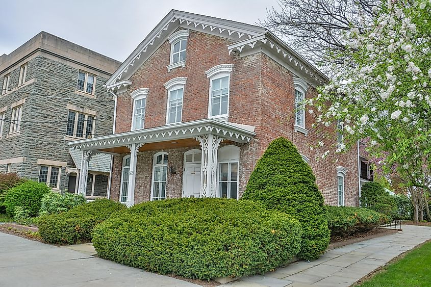  Whitney House at 823 Church St in Honesdale, Pennsylvania.