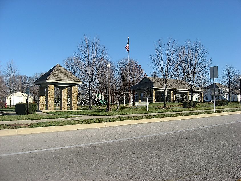 Hartsville town square, Indiana.