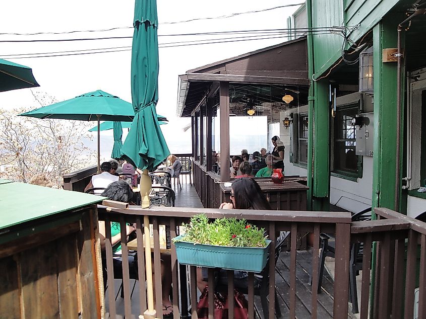 The Haunted Hamburger restaurant in Jerome, Arizona.