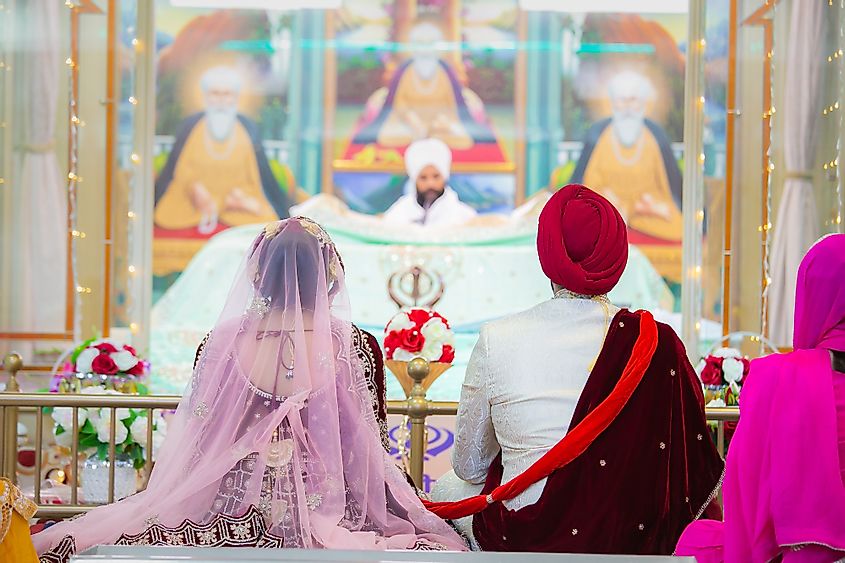 Sikh marriage ceremony