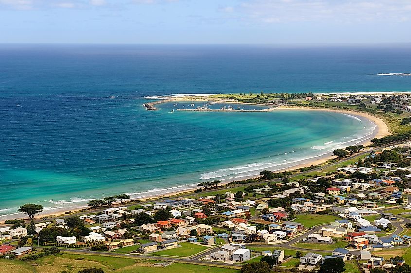 Apollo Bay township, Great Ocean Road, Victoria