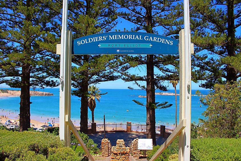 Soldiers National Garden in Port Elliot, South Australia, Australia