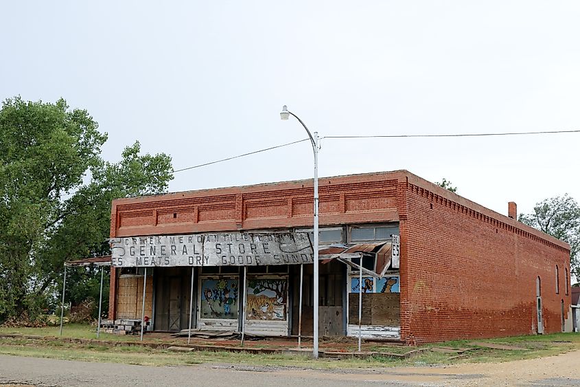 Deer Creek Mercantile. As of 2022, it has been restored.