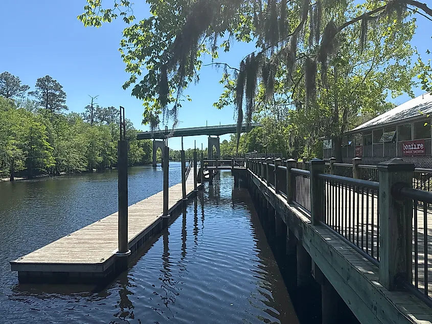 Conway Riverwalk in Conway, South Carolina