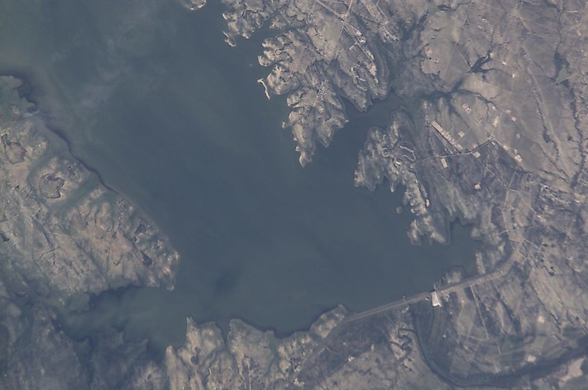 Falcon Dam and International Reservoir