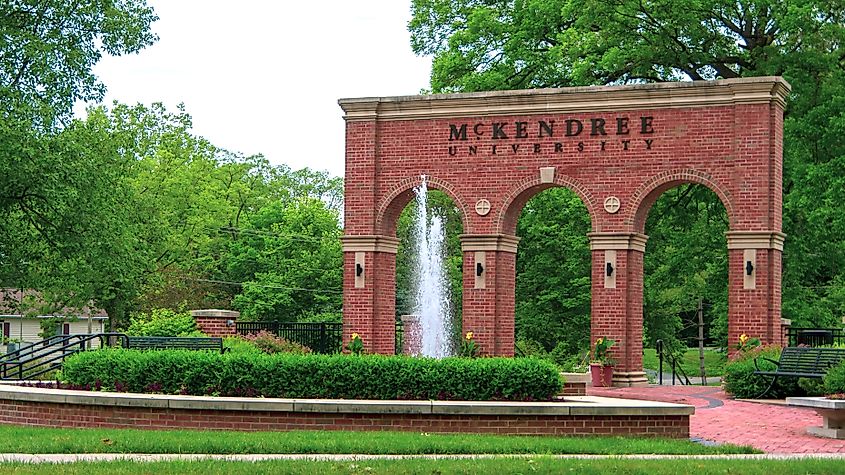 McKendree University in Lebanon, Illinois.