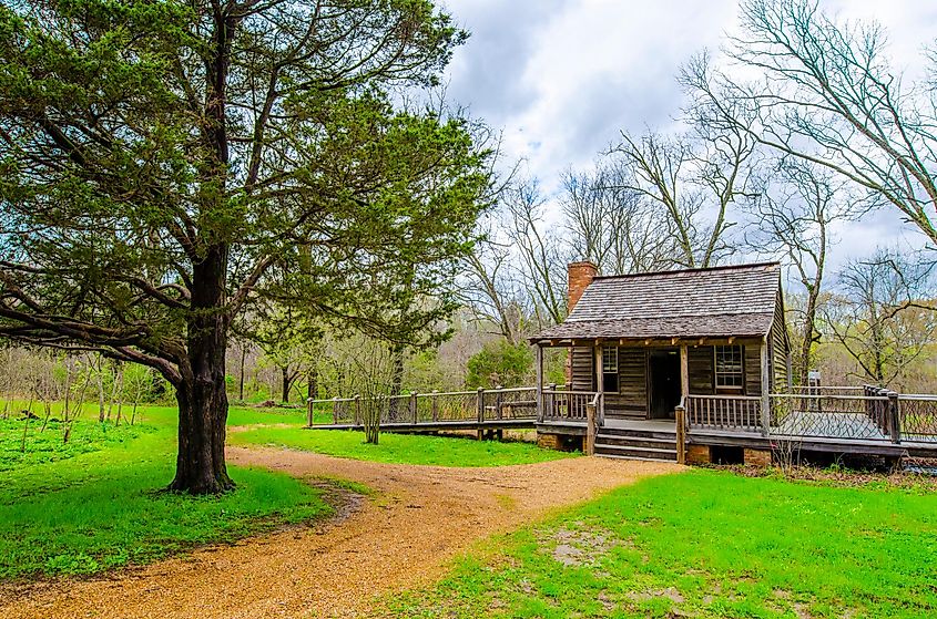 Strawberry Plains Audubon Center. Holly Springs of Mississippi State of US.