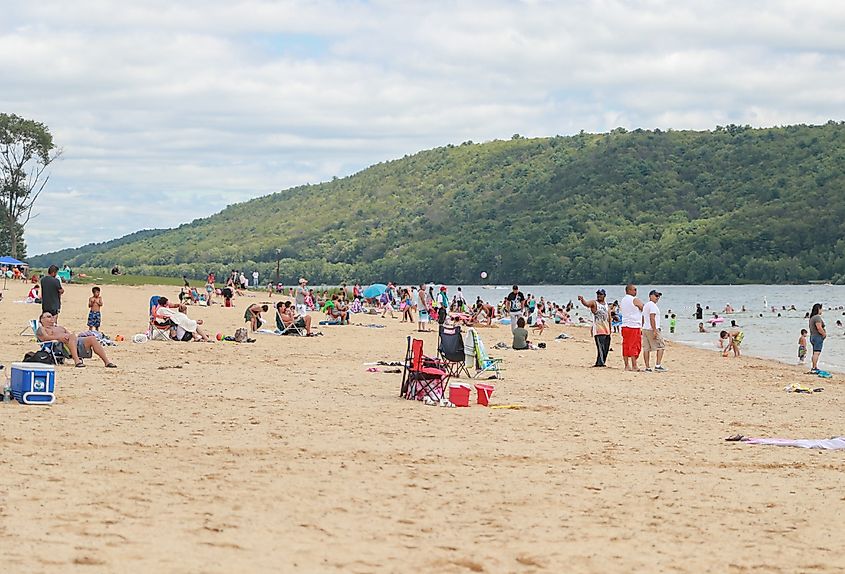 Beltzville State Park in Lehighton, Pennsylvania.