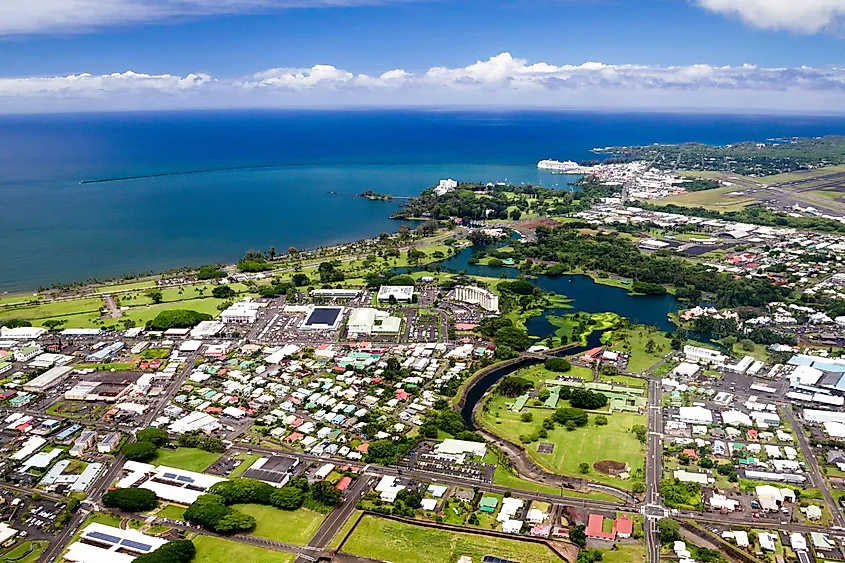 Overlooking Hilo, Hawaii.